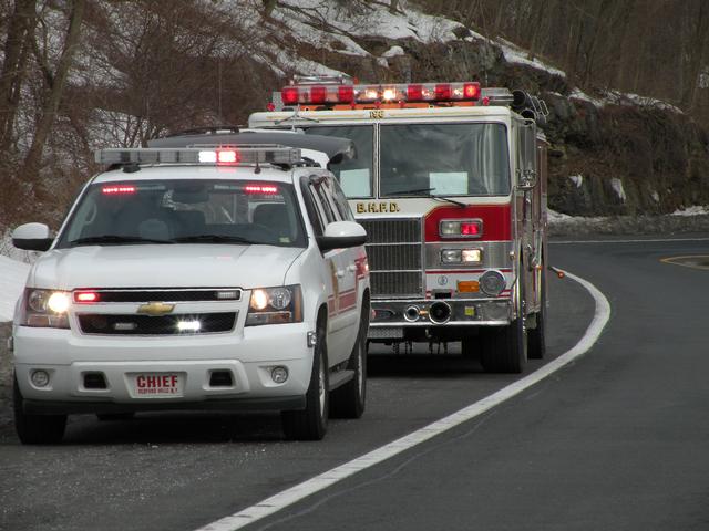 Car fire I-684 